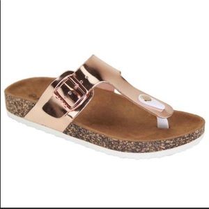 Anna Rose Gold Sandals